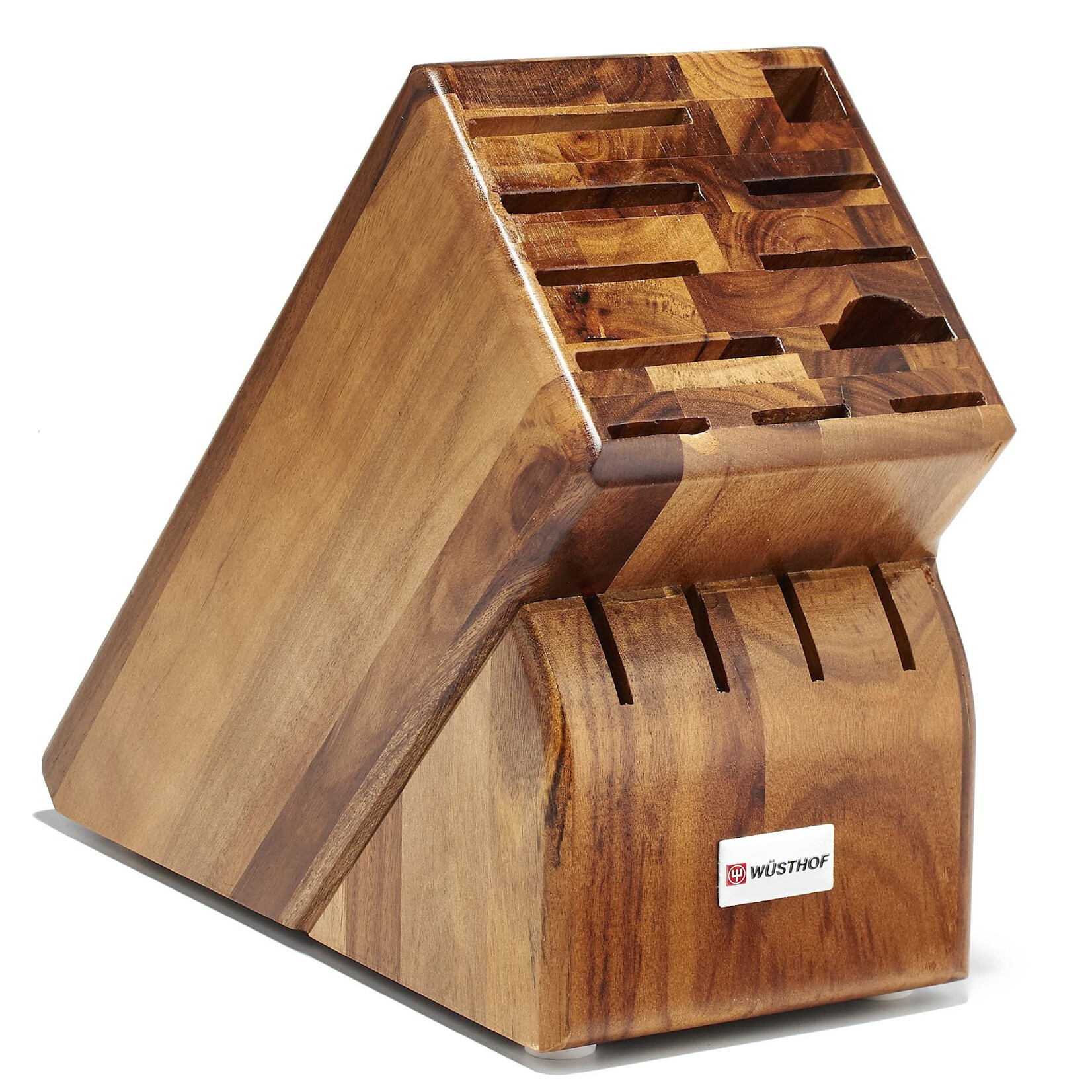 Wusthof 15-Slot Block, Acacia - Knife Storage | Wusthof