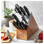 Zwilling 15-pc Self-Sharpening Set w/ Natural Ash Wood Block | ZWILLING