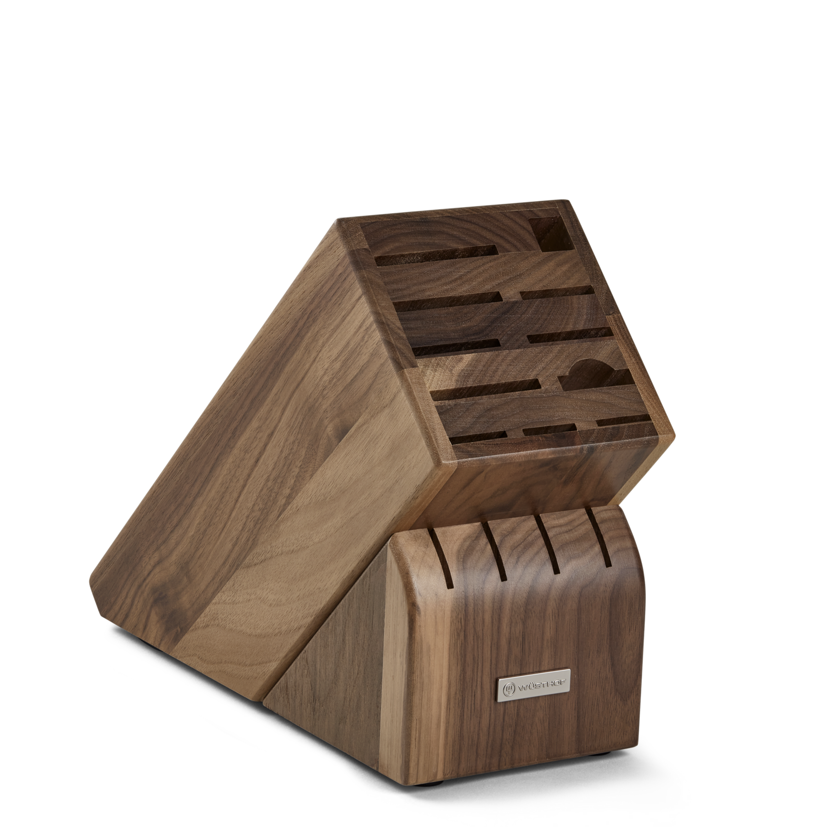 Wusthof 15-Slot Block, Walnut - Knife Storage | Wusthof