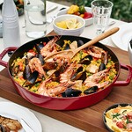 Staub 13-inch Double Handle Fry Pan - Cherry | Staub