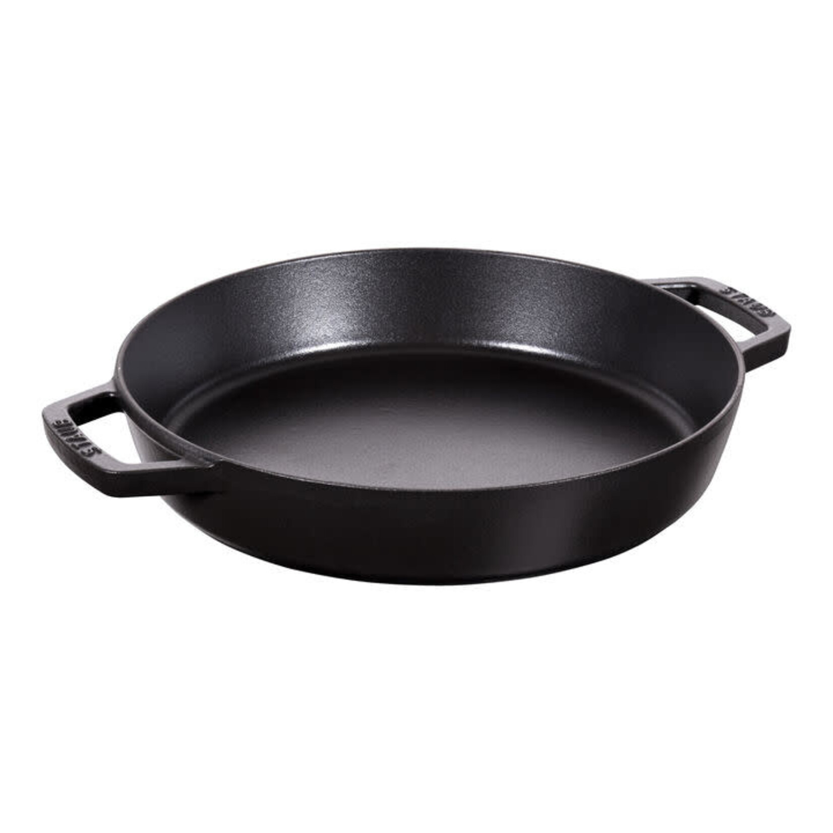 Staub 13-inch Double Handle Fry Pan - Black | Staub