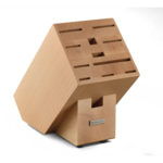 Wusthof 12-Slot Euro Knife Block, Chocolate Ash - Knife Storage | Wusthof