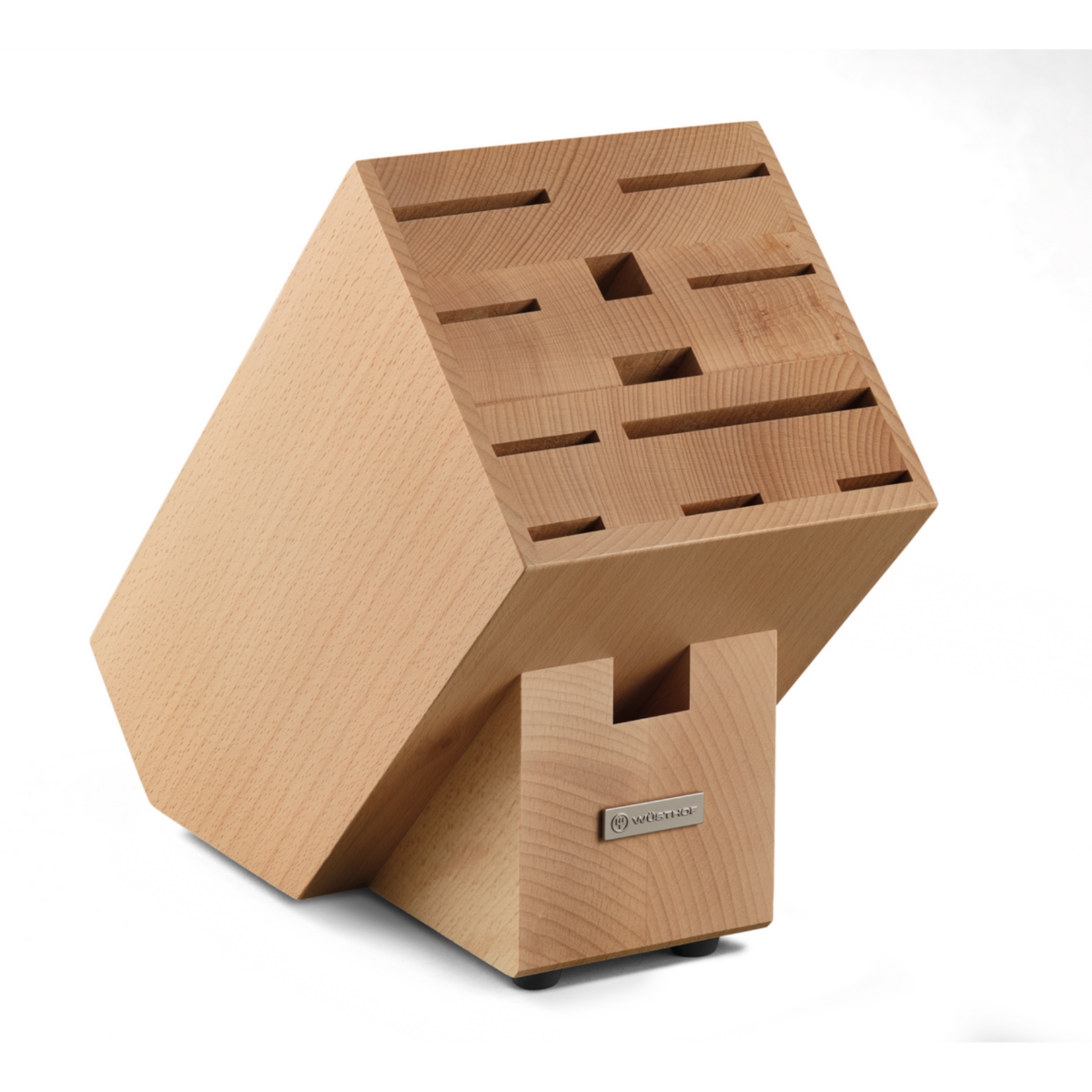 Wusthof 12-Slot Euro Knife Block, Chocolate Ash - Knife Storage | Wusthof
