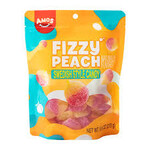 Amos Swedish Style Candy Fizzy Peach 9.5oz Bag