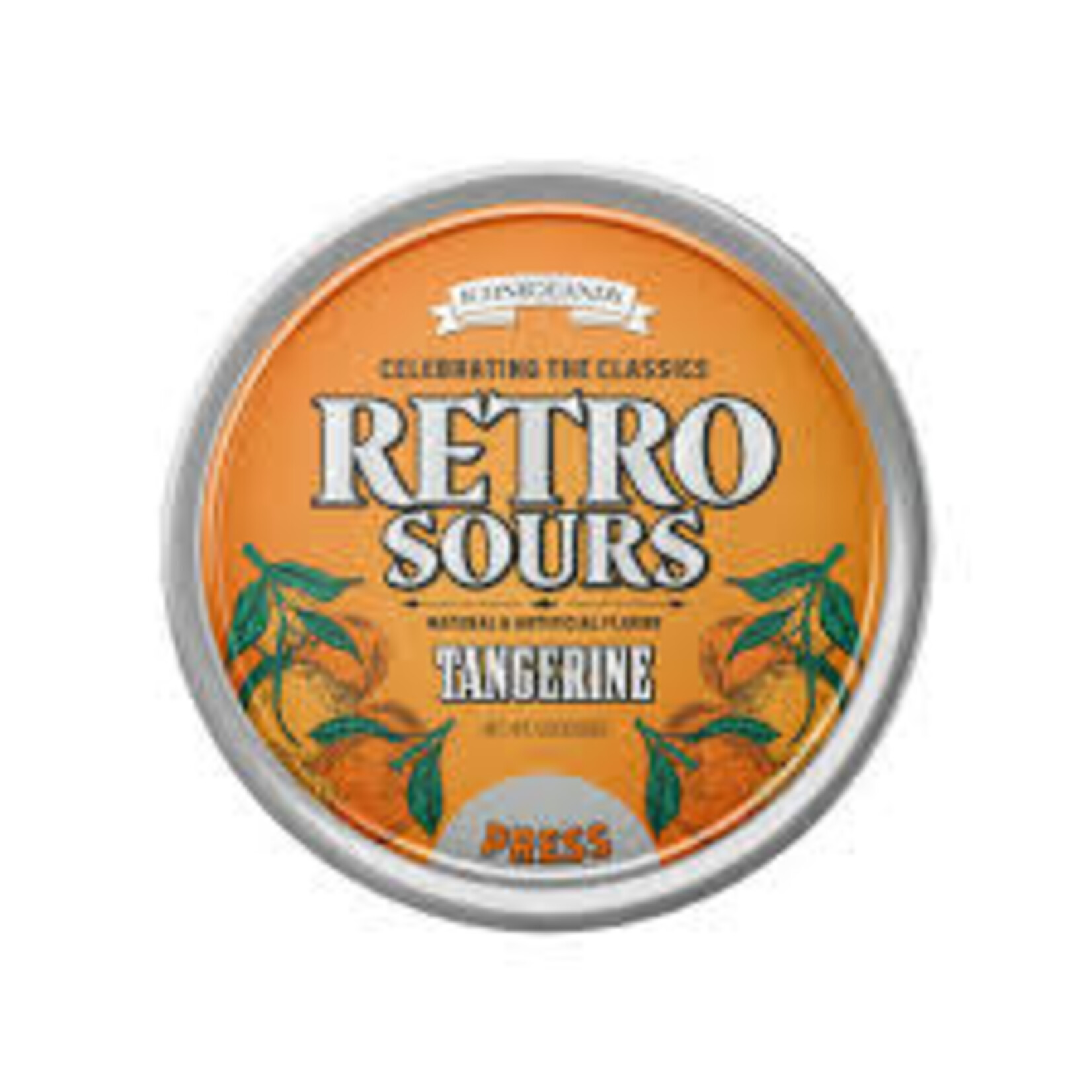 Grandpa Joes Retro Sours Tangerine, 2.12oz Tin