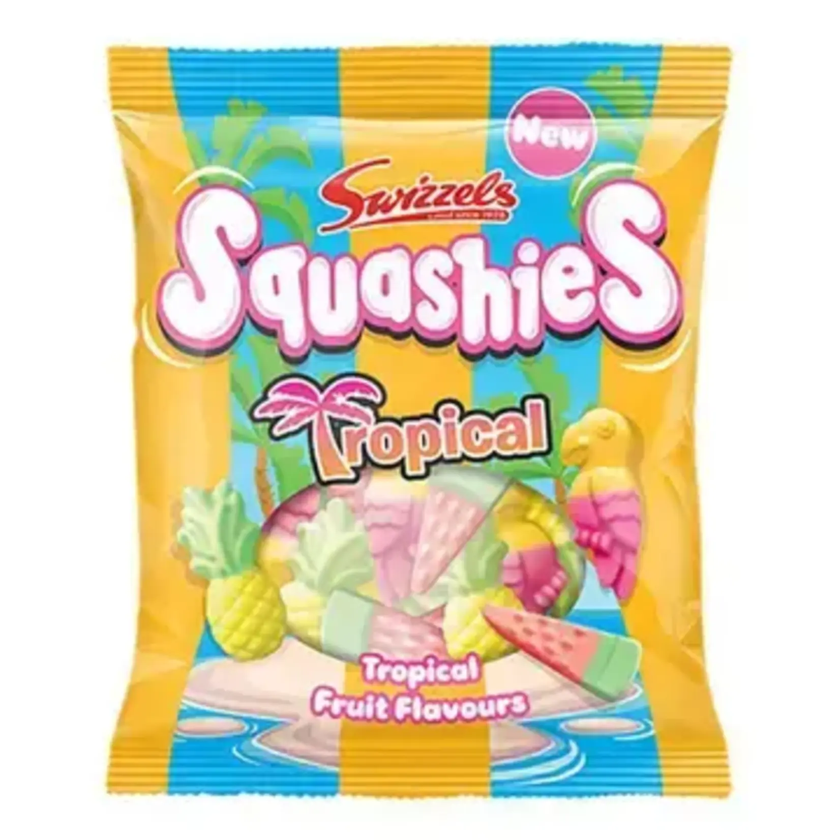 Swizzels Drumstick Squashies Tropical Flavor 100g (UK)