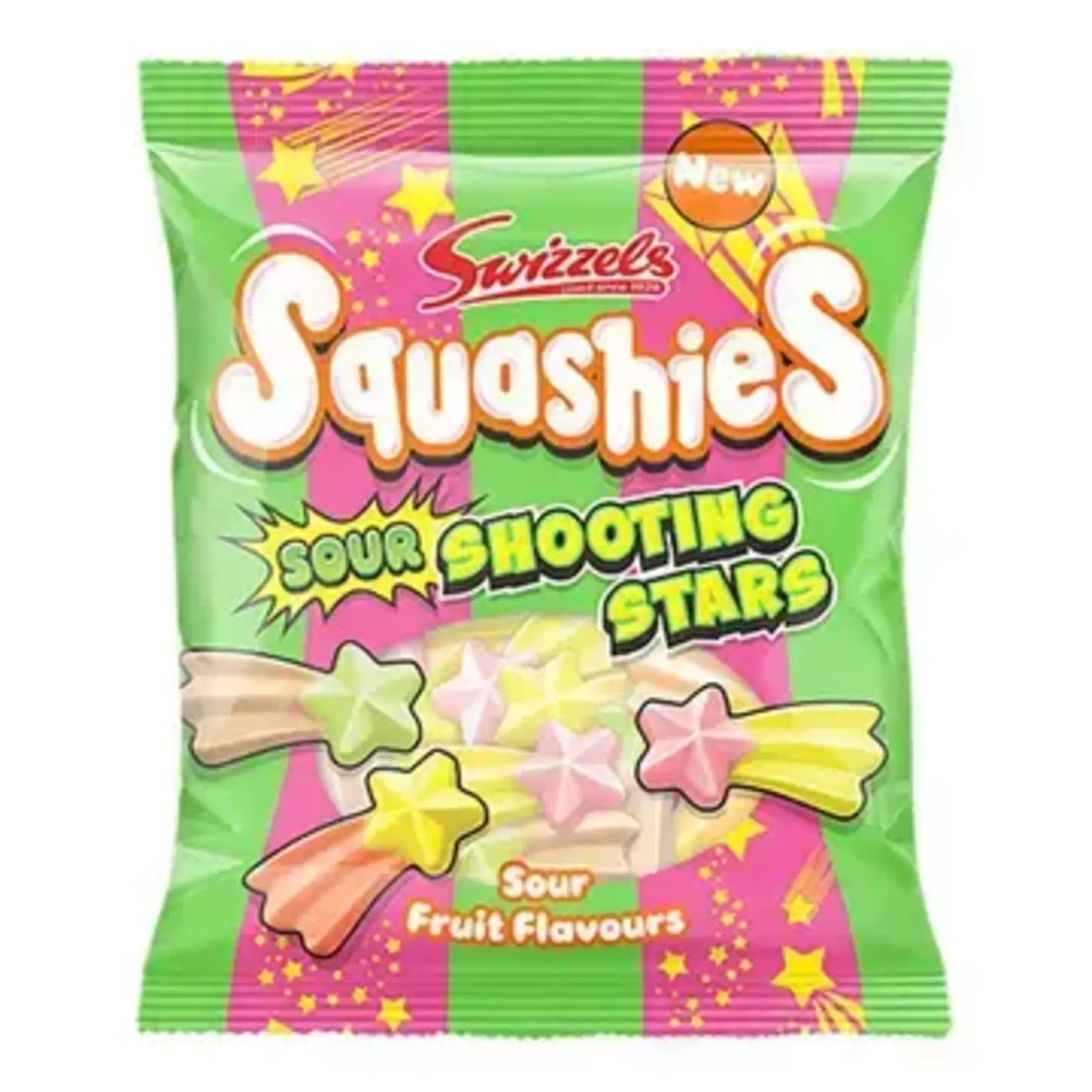 Grandpa Joes Swizzels Squashies Shooting Stars 100g (UK)