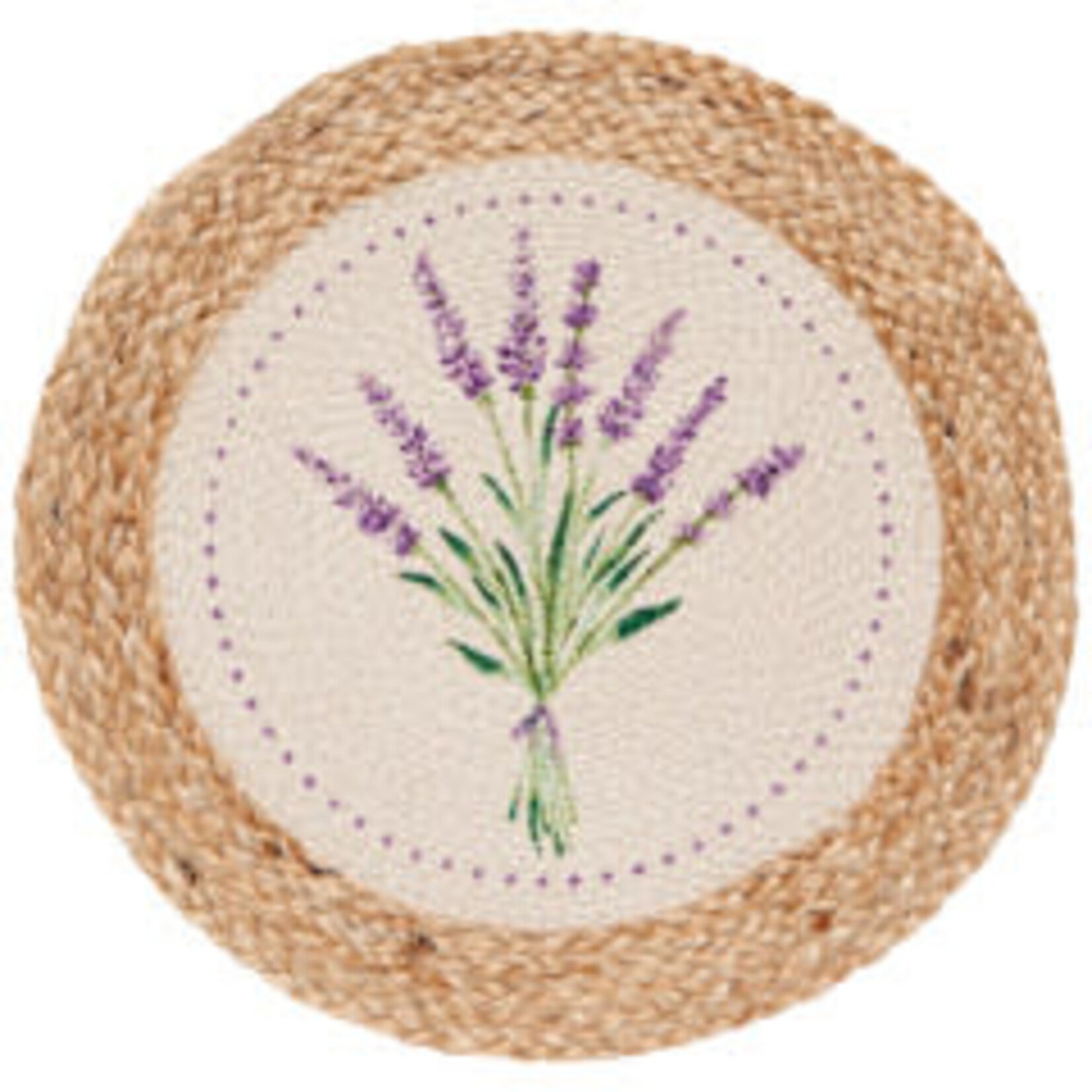 Danica Brands Placemat - Braided Lavender | Maura & John Registry