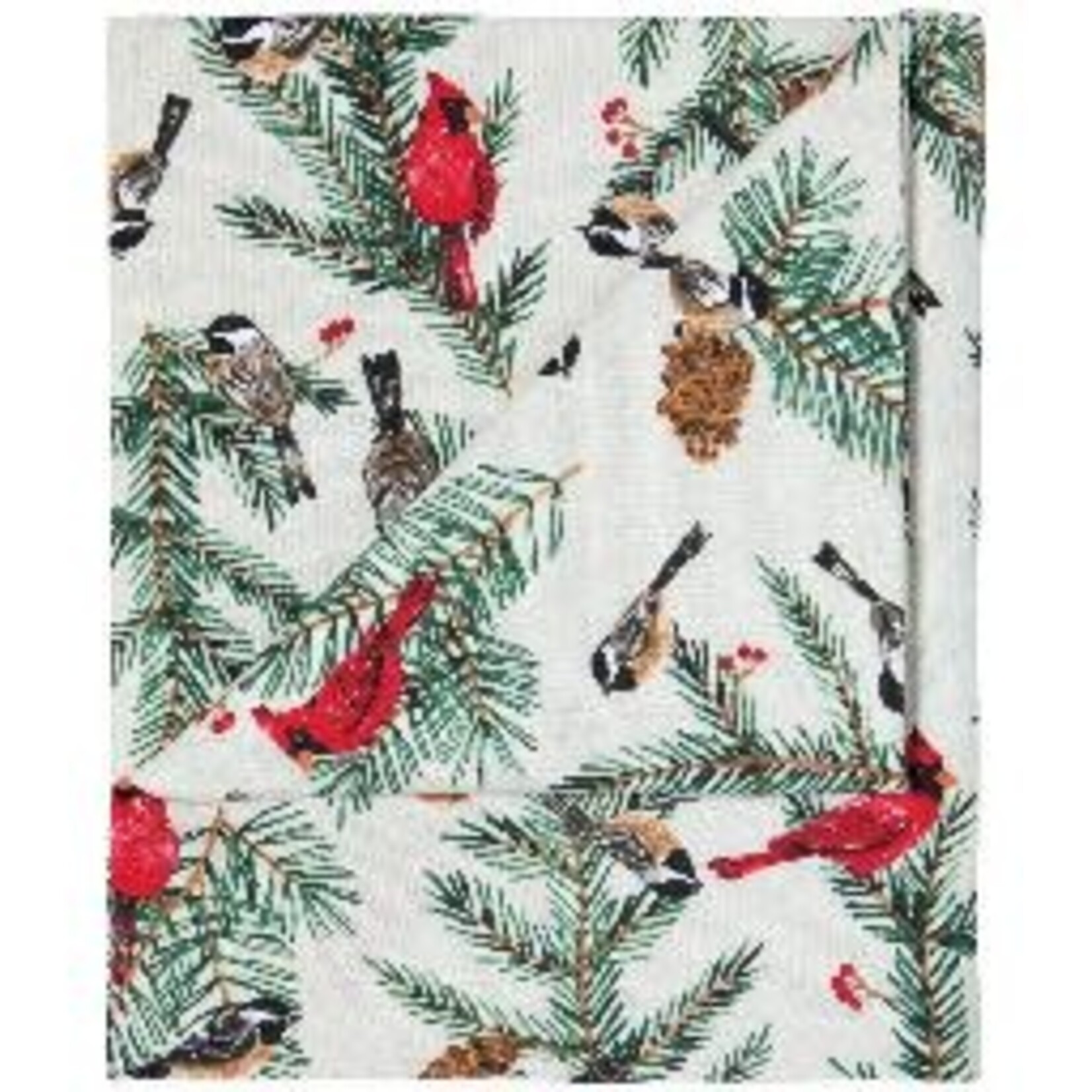 Danica Brands Birds & Boughs Christmas Tablecloth 60 X 120 inch | Danica Brands