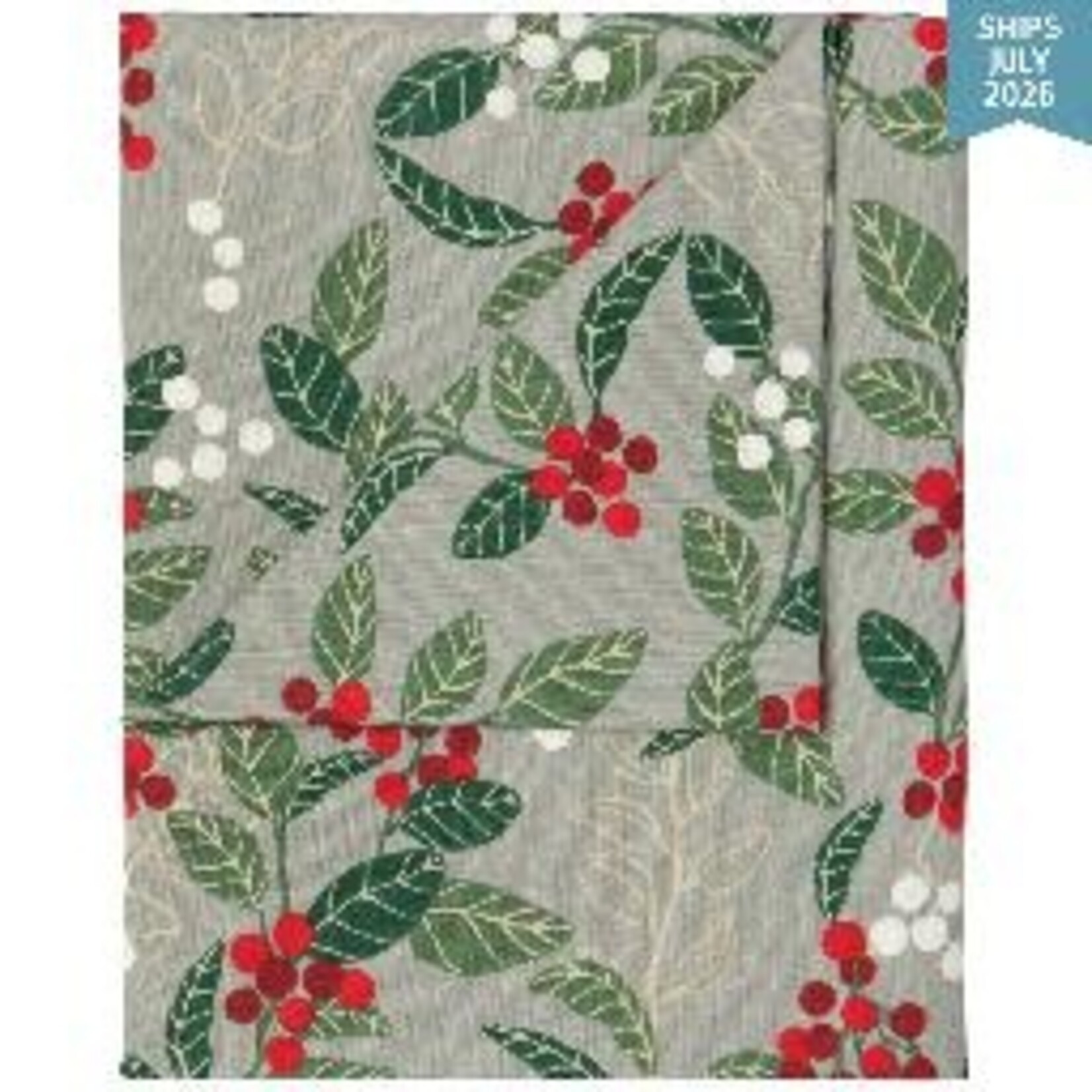 Danica Brands Merry Berry Christmas Tablecloth 60x84 inch | Danica Brands
