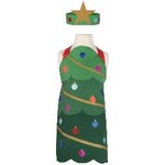 Danica Brands Xmas Tree Christmas Kid's Apron and Hat Set | Danica Brands