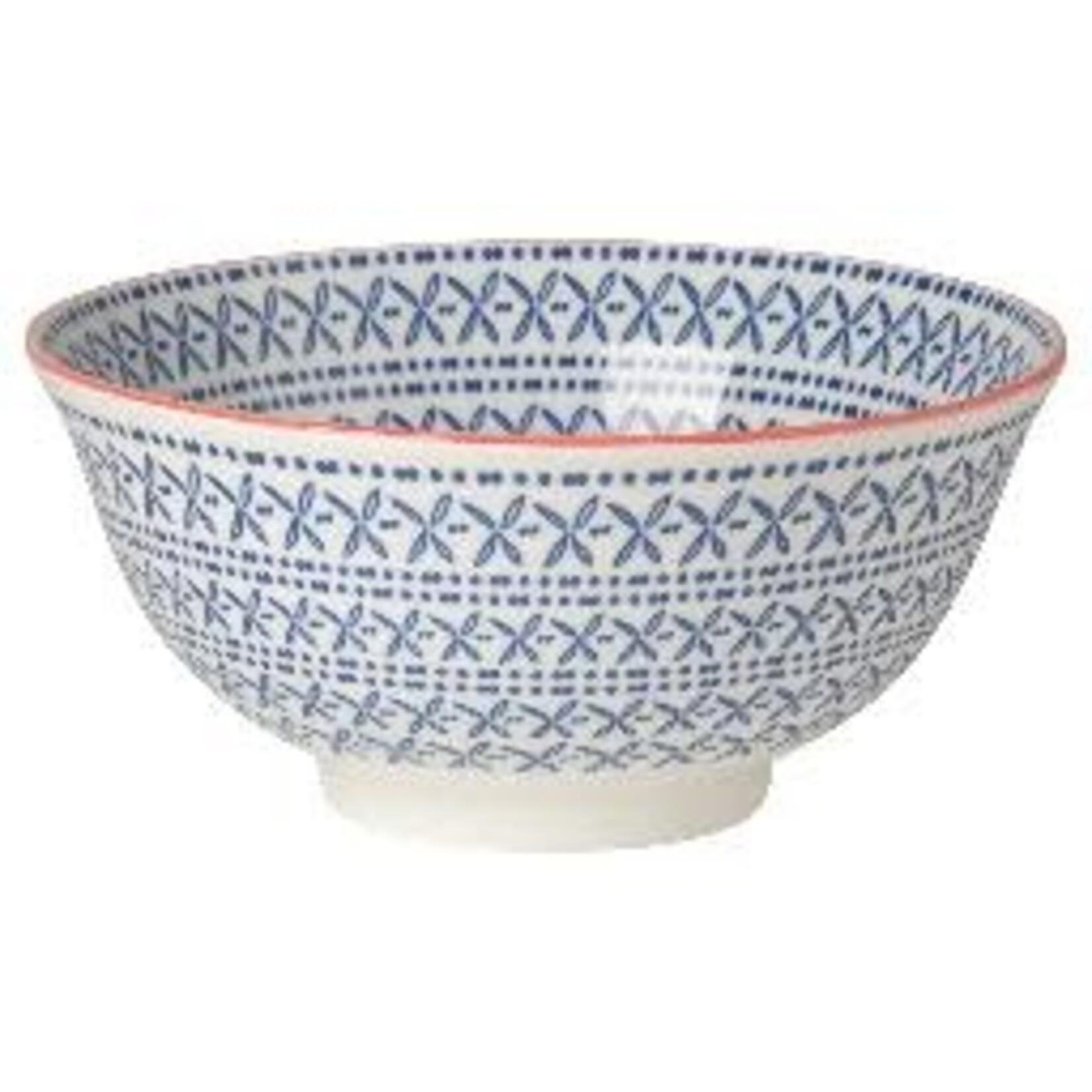 Danica Brands Blue Cross Stamped Bowl 6 inch | Danica Brands