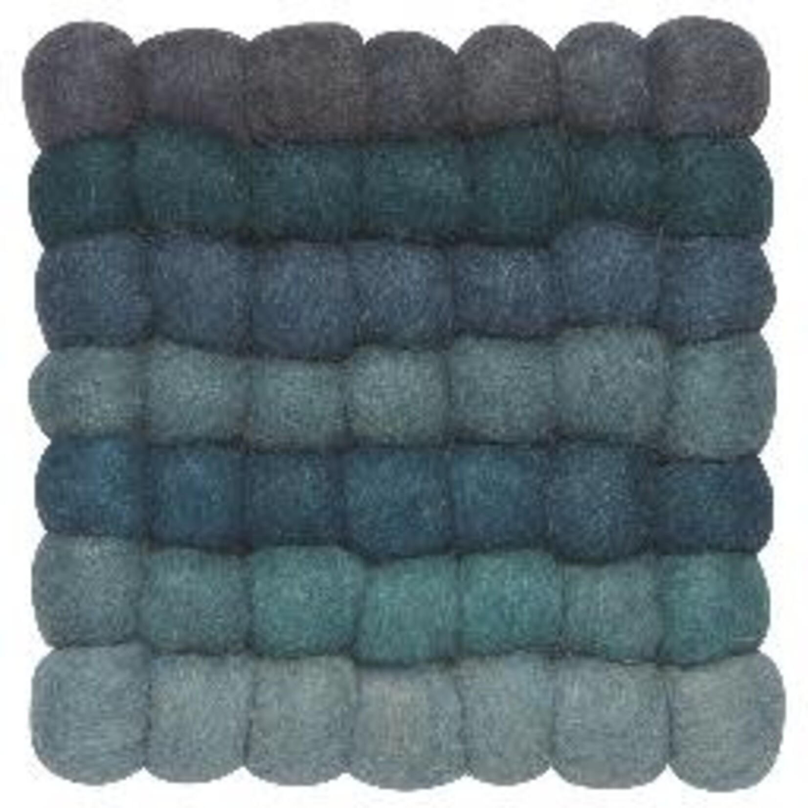 Danica Brands Lagoon Wool Felt Ball Trivet | Danica Brands