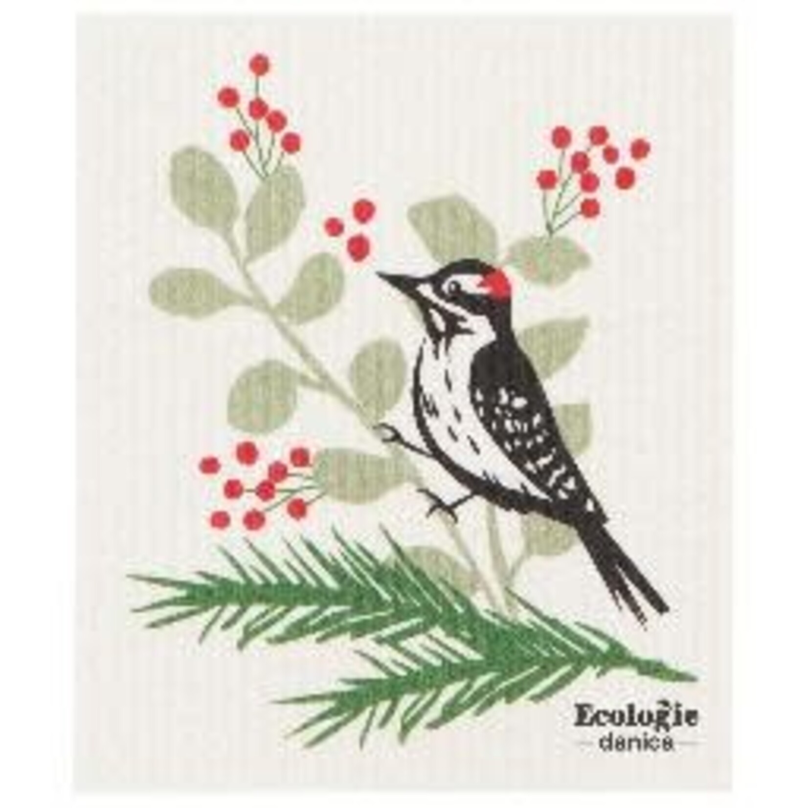 Danica Brands Forest Woodpecker Swedish Dishcloth | Danica Brands