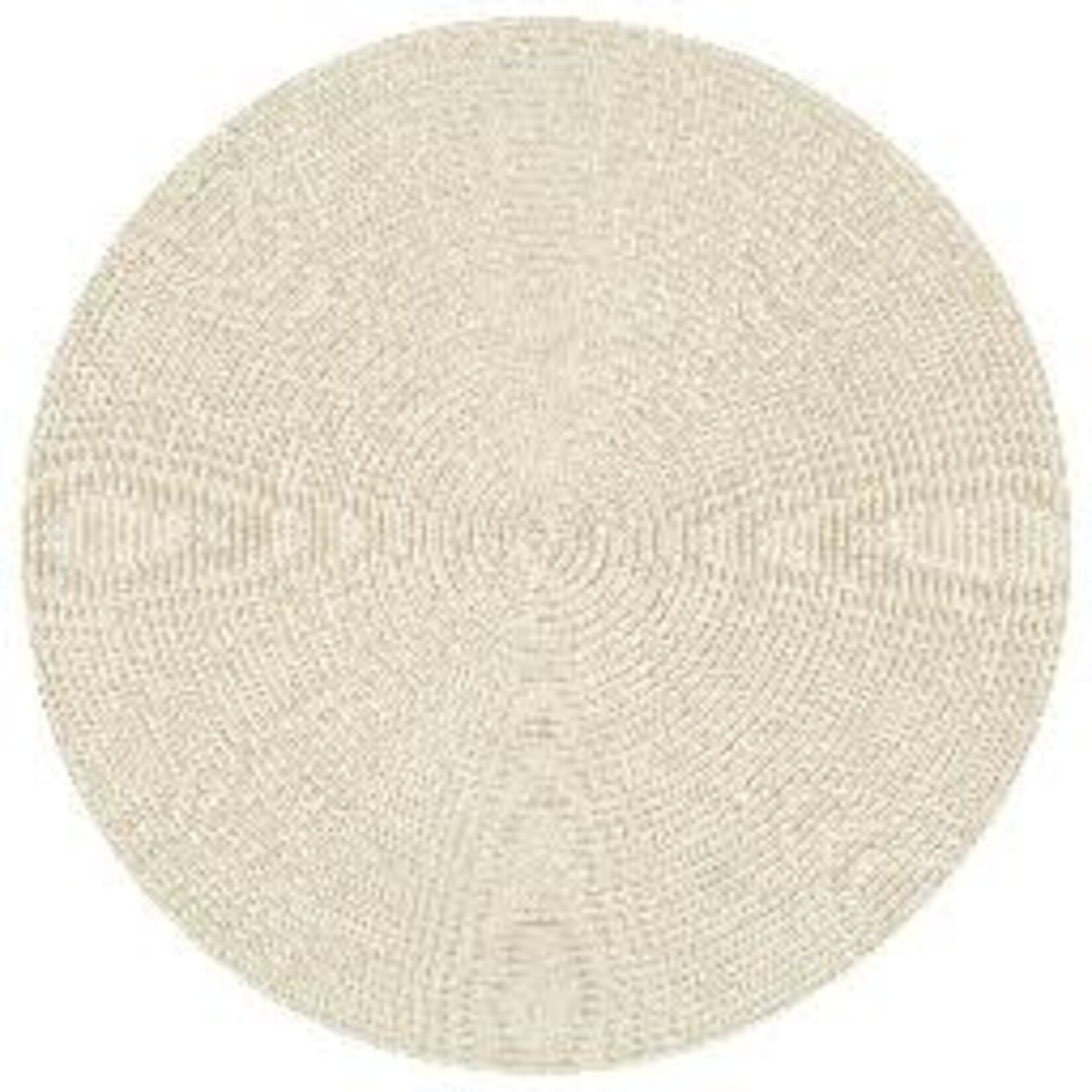 Danica Brands Round Placemat - Disko, Ivory | Danica Brands