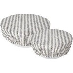 Danica Brands Bowl Covers Set of 2 - Ticking Stripe | Danica Brands