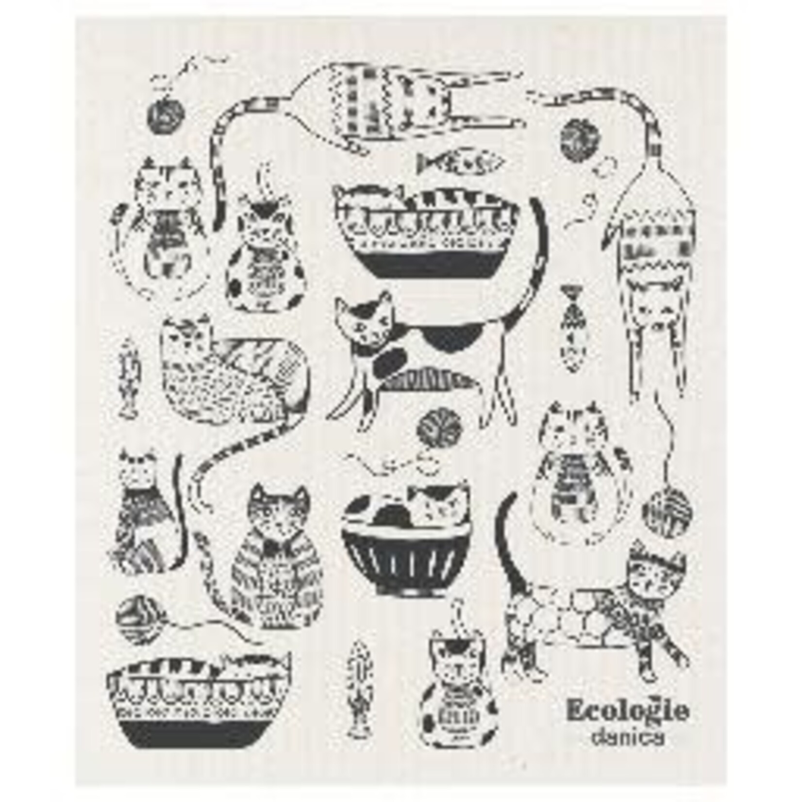 Danica Brands Swedish Dishcloth - Purr Party