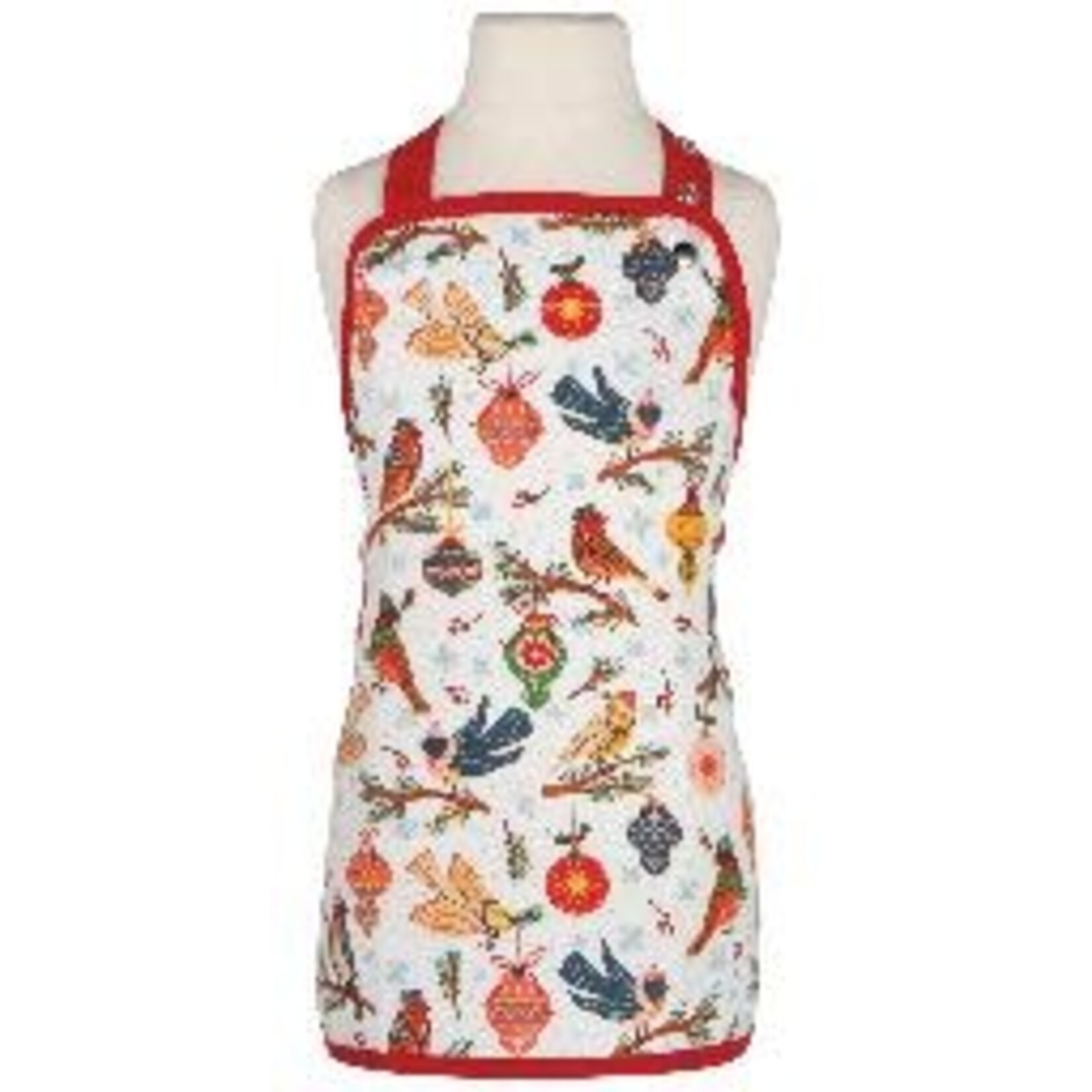 Danica Brands Season's Tweetings Christmas Kid's Apron | Danica Brands