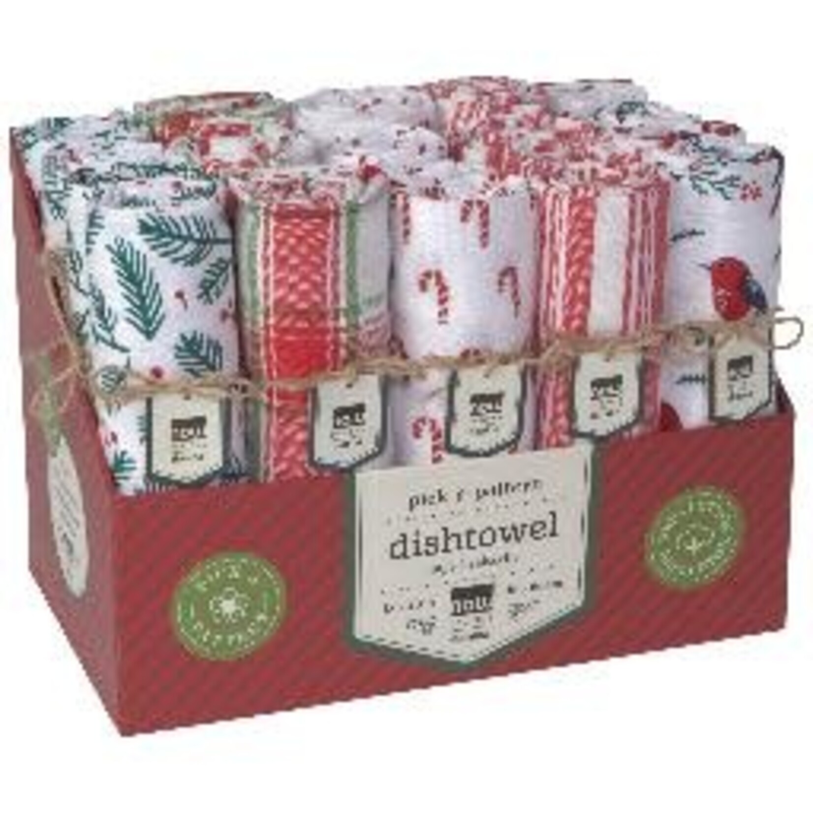 Danica Brands Merry & Bright Christmas Dishtowel | Danica Brands