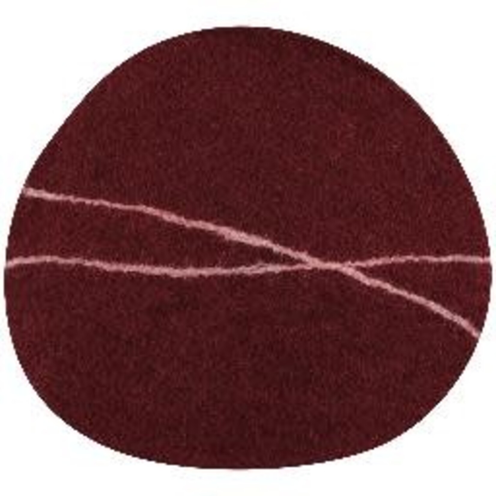 Danica Brands Felt Wool Placemat - Striato, Garnet | Danica Brands