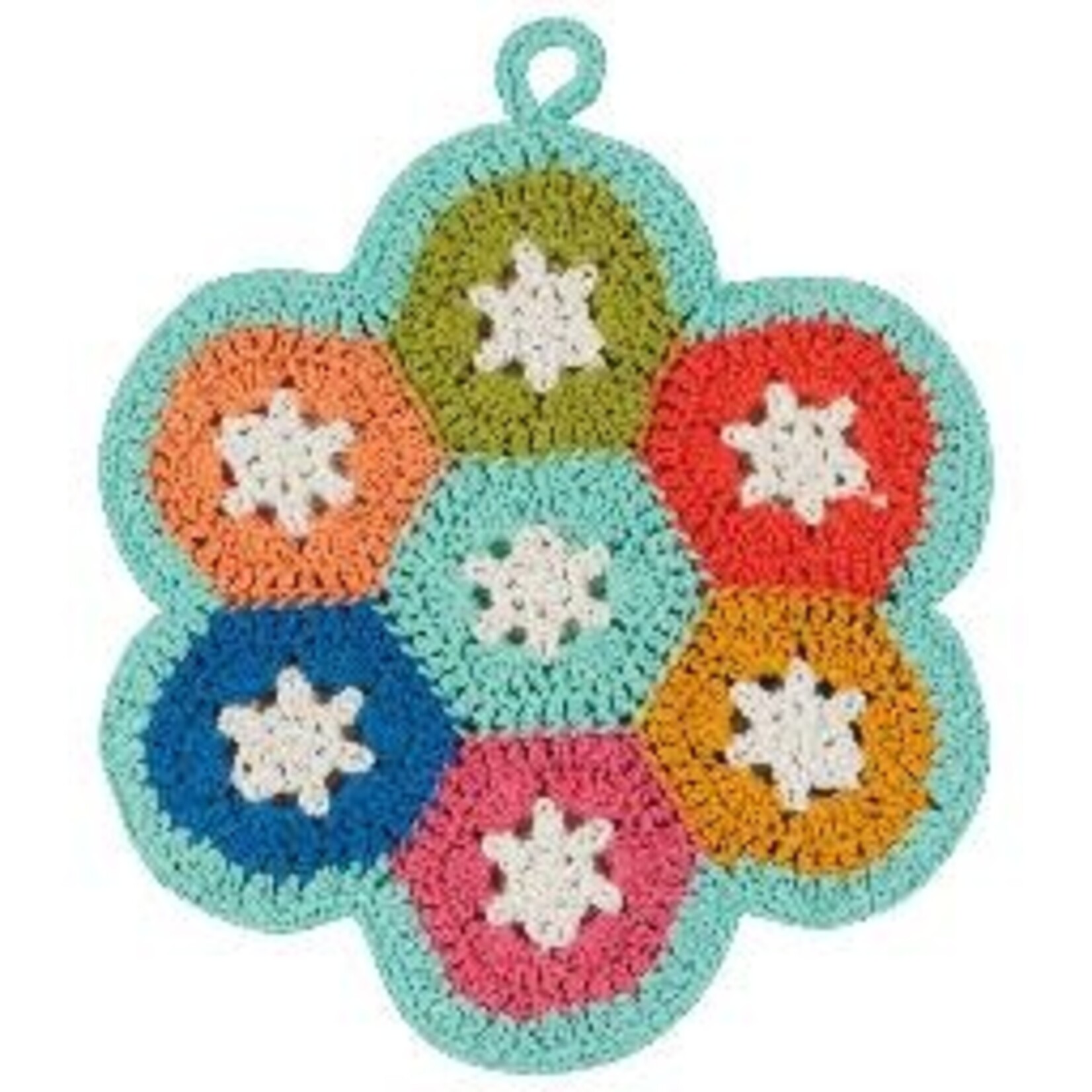 Danica Brands Loop de Loop Crochet Trivet | Danica Brands