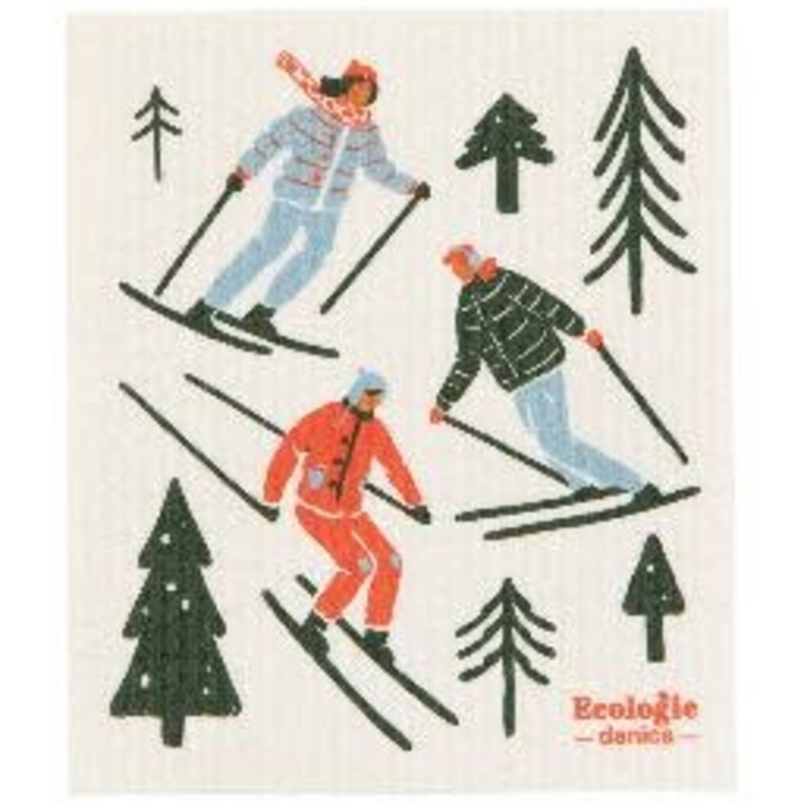 Danica Brands Ski Ya Later Swedish Dishcloth | Danica Brands