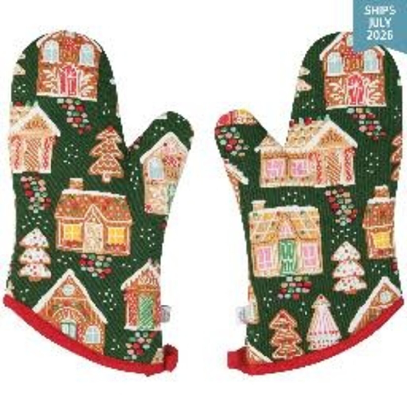 Danica Brands Gumdrop Lane Christmas Mitts Set of 2 | Danica Brands