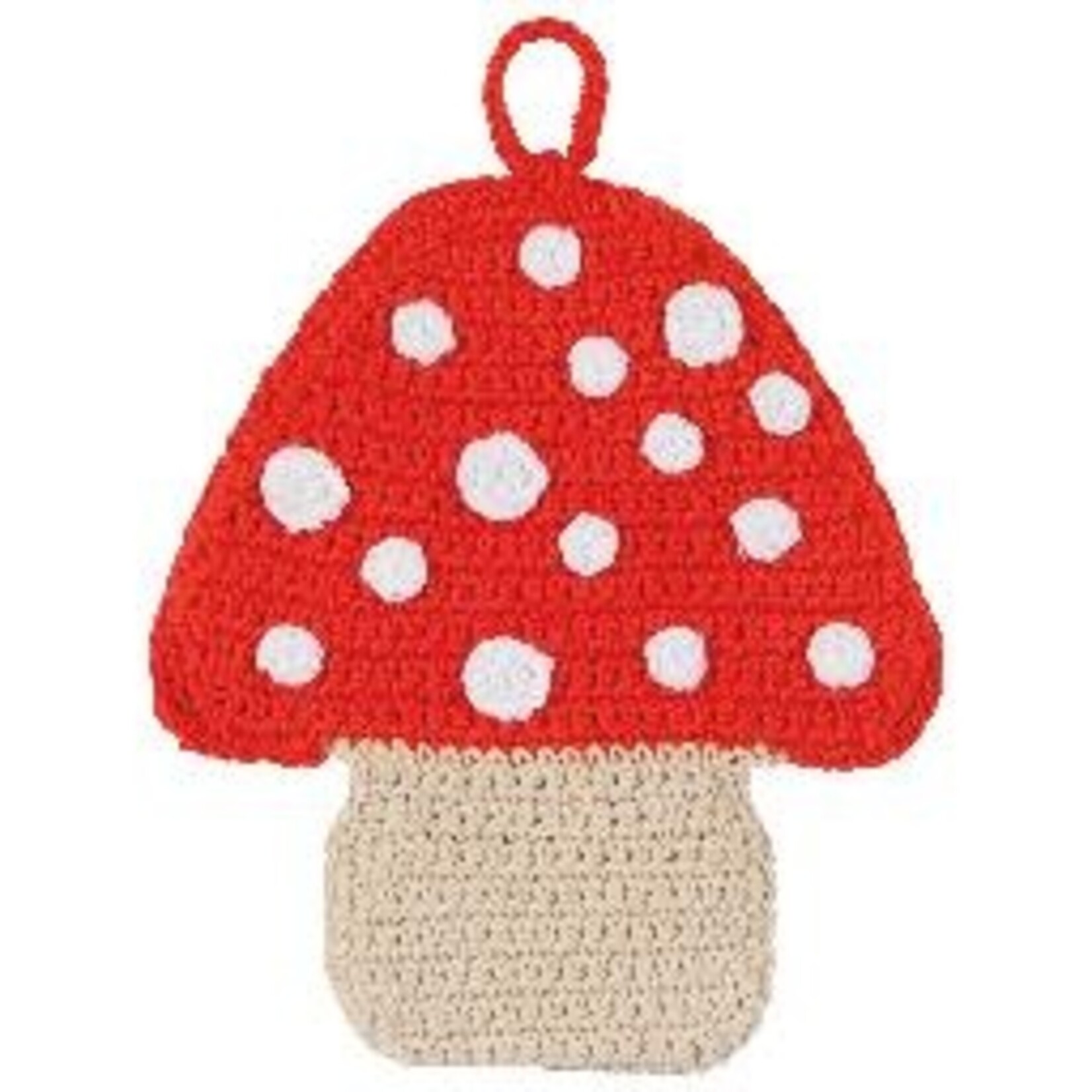 Danica Brands Crochet Trivet - Toadstool | Danica Brands
