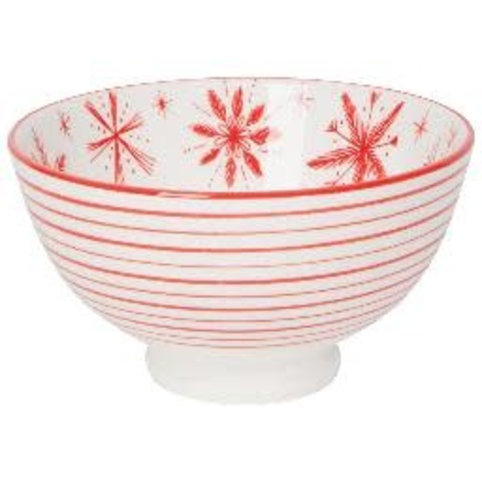 Danica Brands Snowflakes Stamped Christmas Bowl 4 inch | Danica Brands