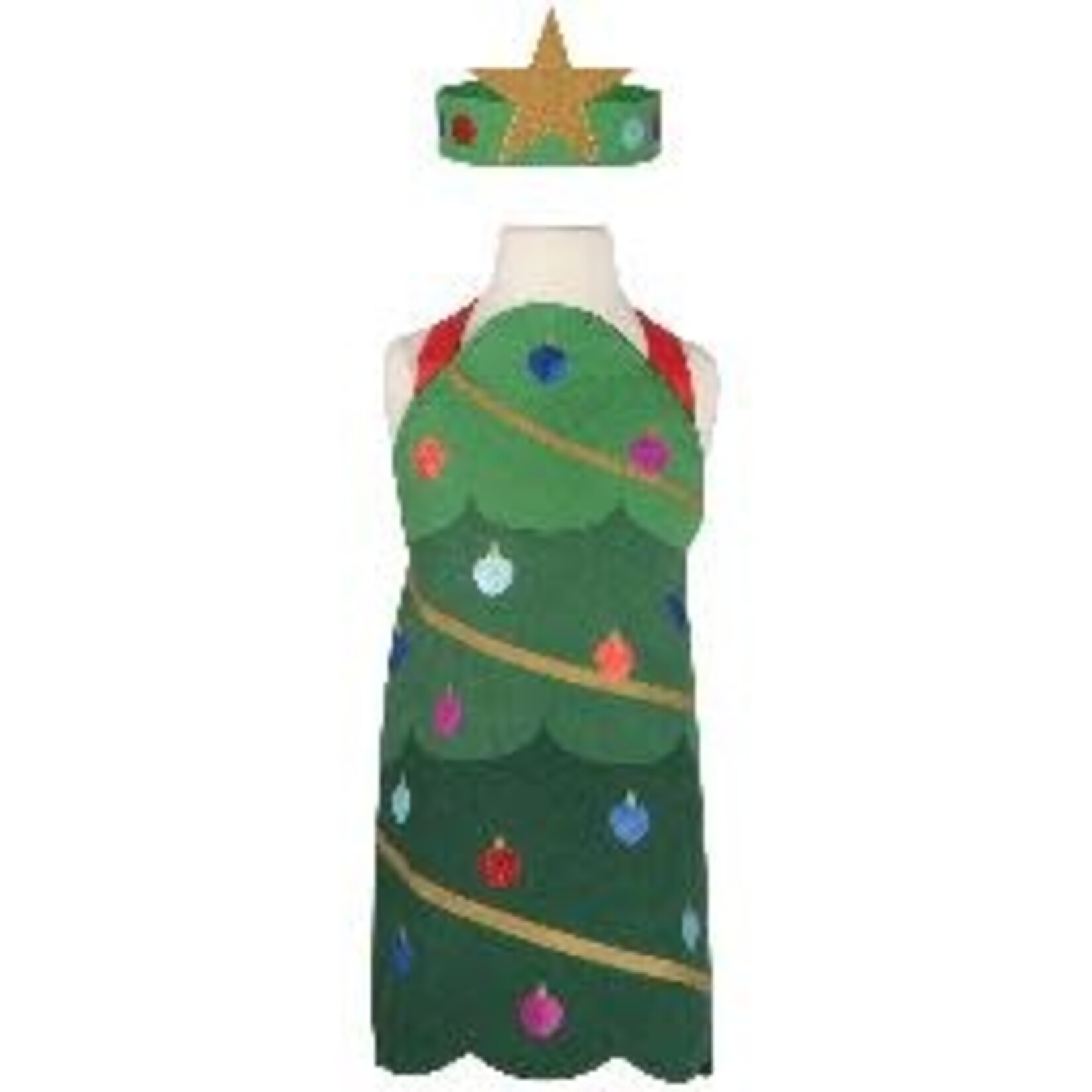 Danica Brands Xmas Tree Christmas Kid's Apron and Hat Set | Danica Brands