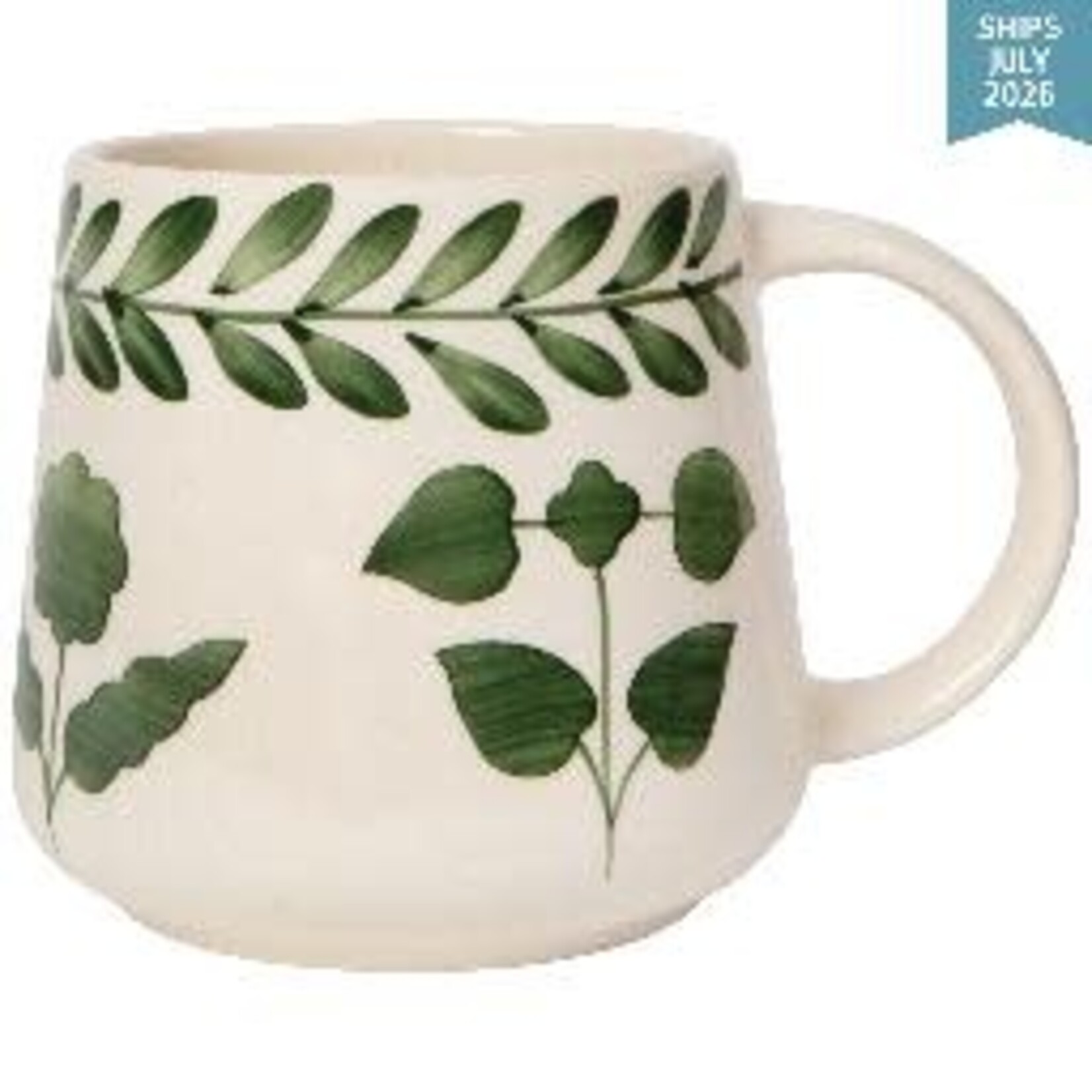 Danica Brands Sylvie Green Hand Painted Mug | Danica Brands