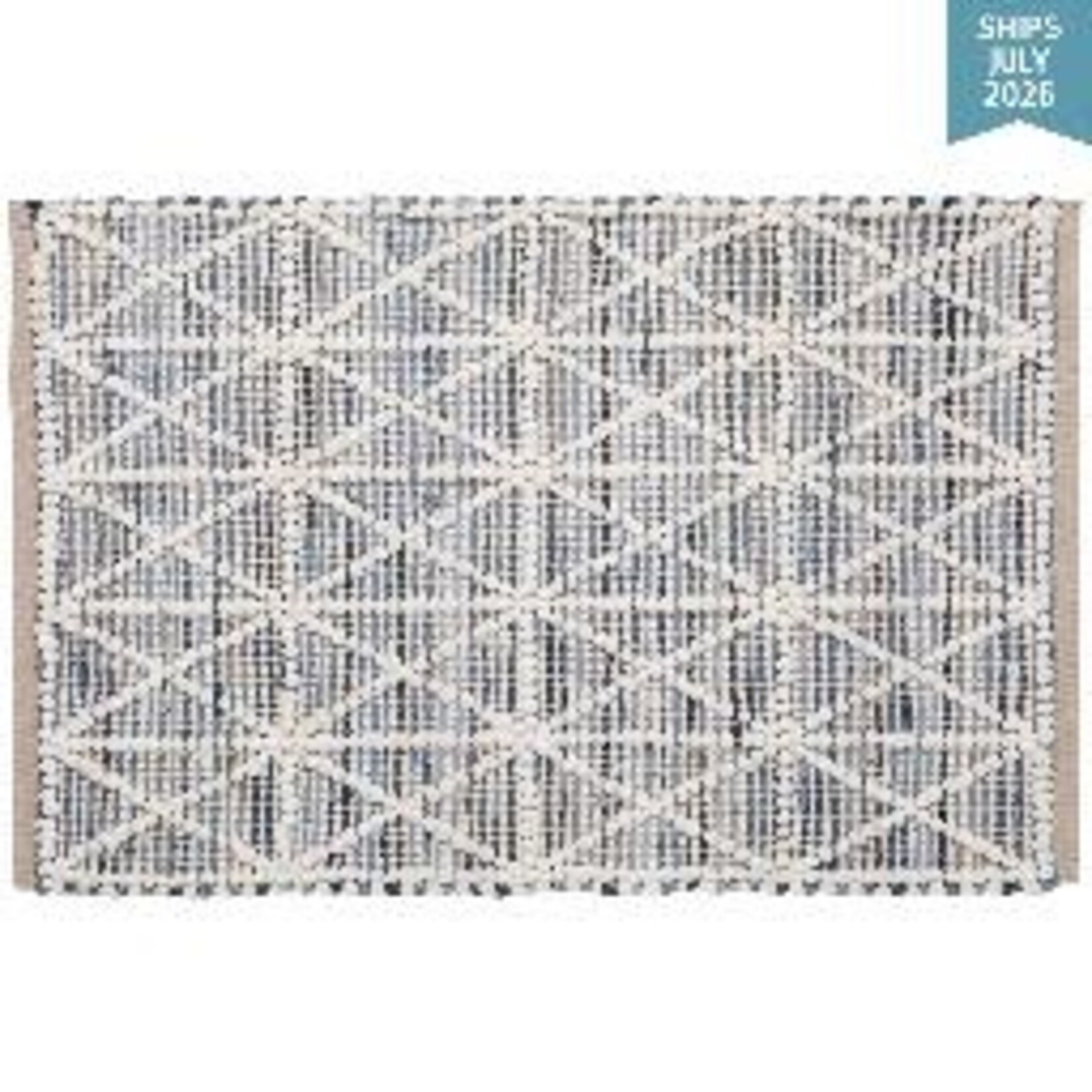 Danica Brands Hexa Cotton Chindi Rug 2 x 3 ft | Danica Brands