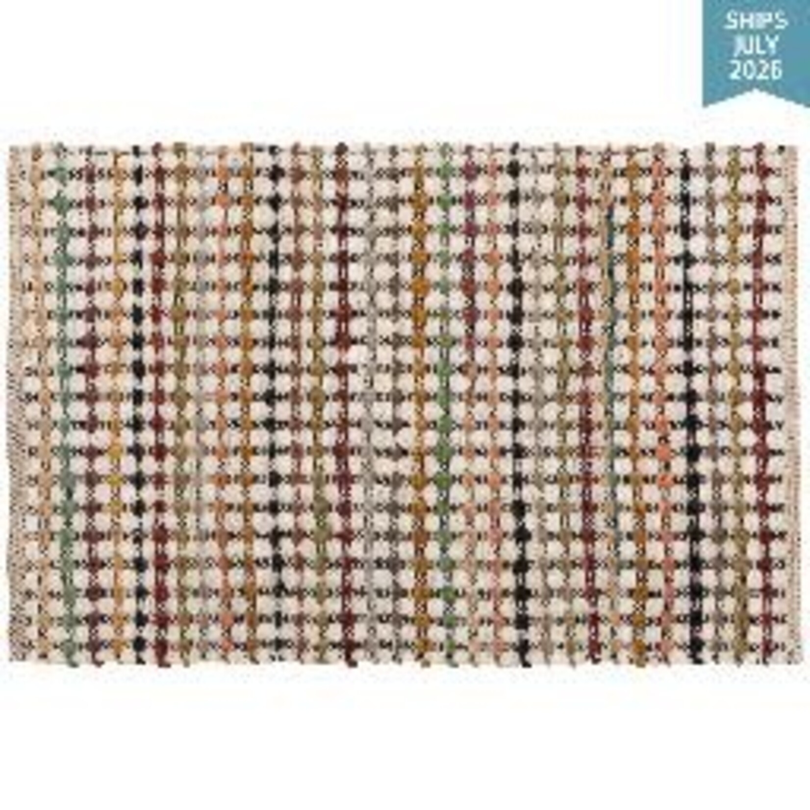 Danica Brands Stipple Cotton Chindi Rug 2 x 3 ft | Danica Brands