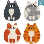 Danica Brands Cat Club Felt Coasters Set of 4 Assorted | Danica Brands