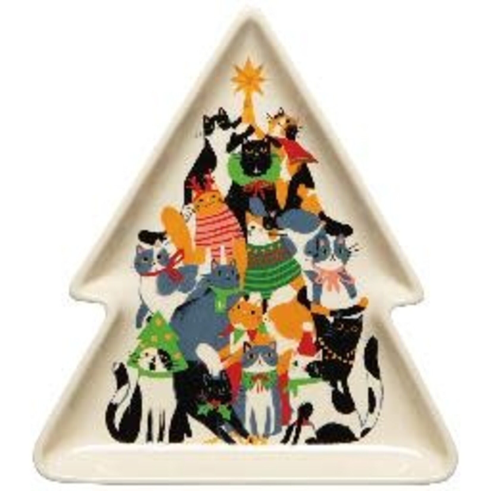 Danica Brands Kitty Carol Christmas Dish | Danica Brands