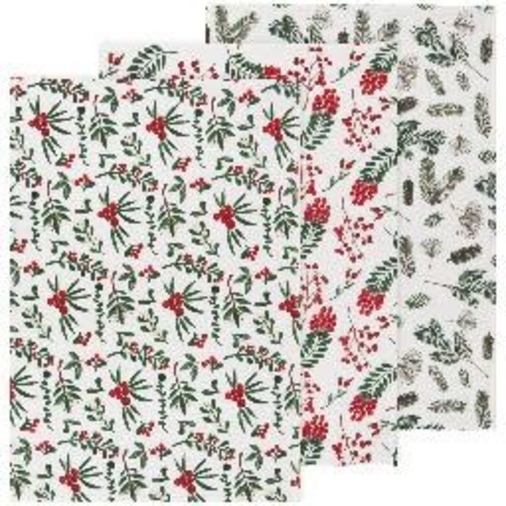 Danica Brands Winterberry Baker's Floursack Christmas Dishtowels | Danica Brands