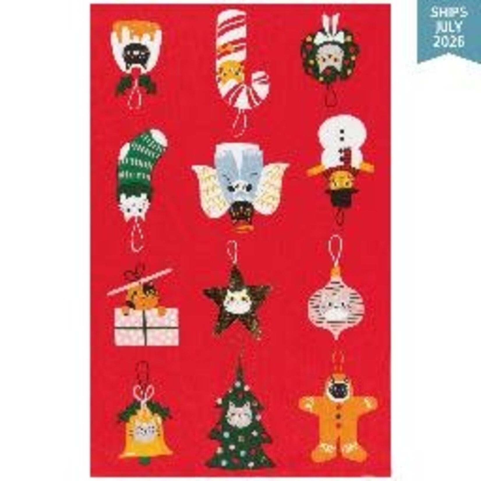Danica Brands Bauble Cats Christmas Dishtowel | Danica Brands