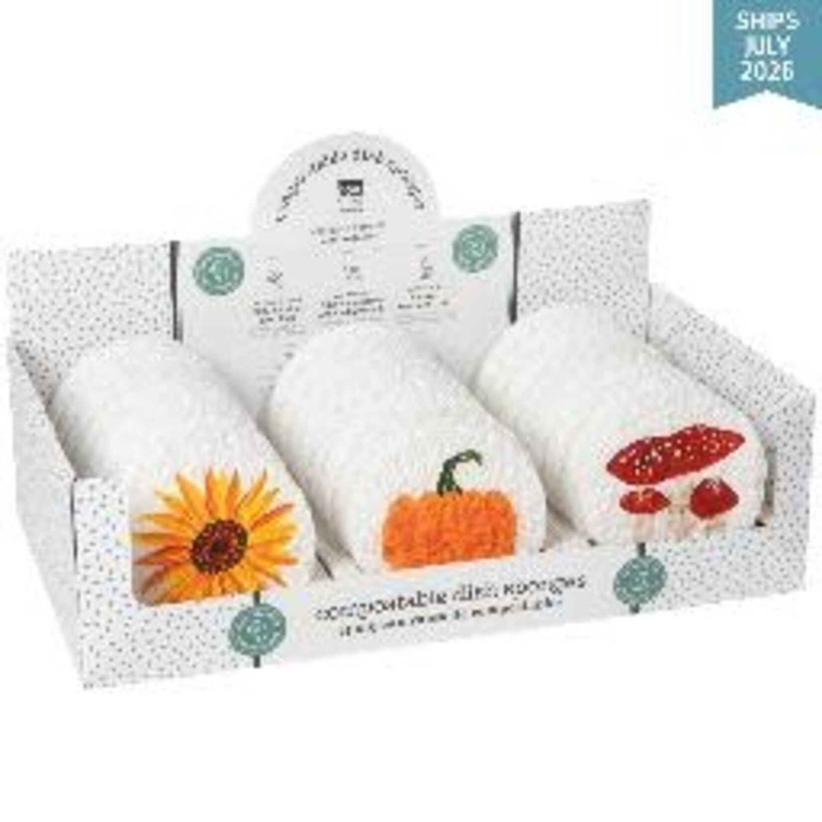 Danica Brands Autumn Bounty Sponge Counter Display - 24 Assorted | Danica Brands