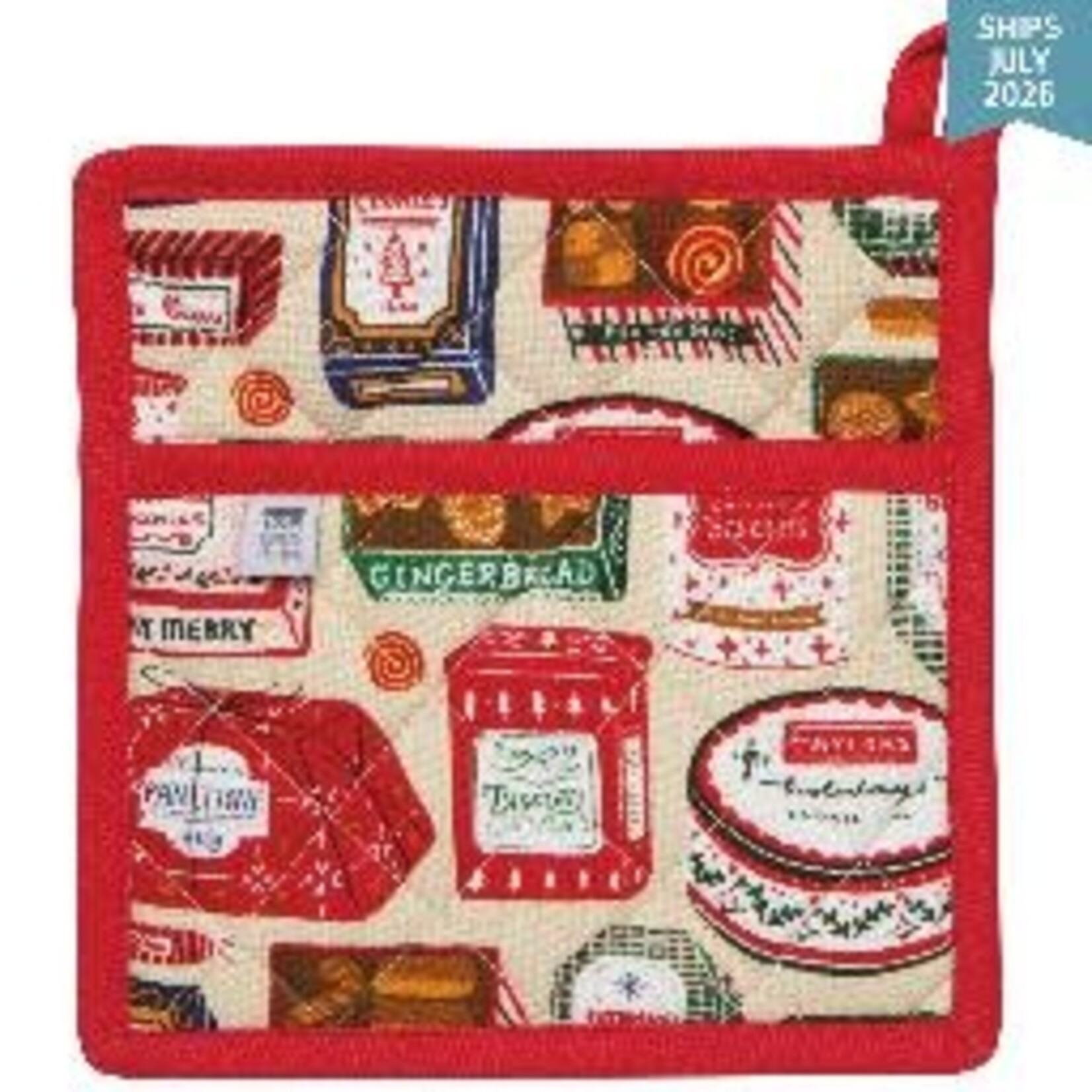 Danica Brands Sugar & Spice Christmas Spruce Pocket Potholder | Danica Brands