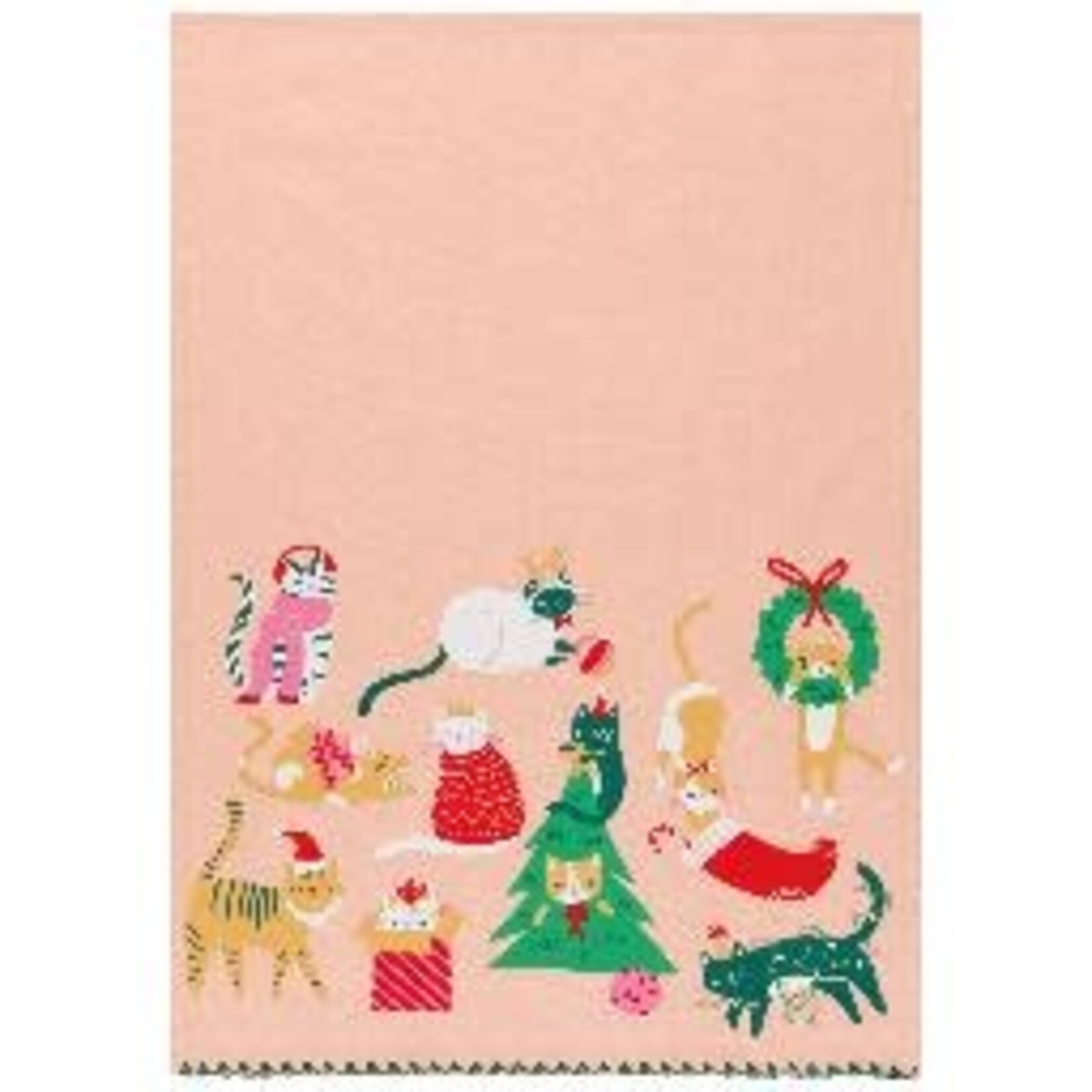 Danica Brands Let it Meow Christmas Dishtowel | Danica Brands