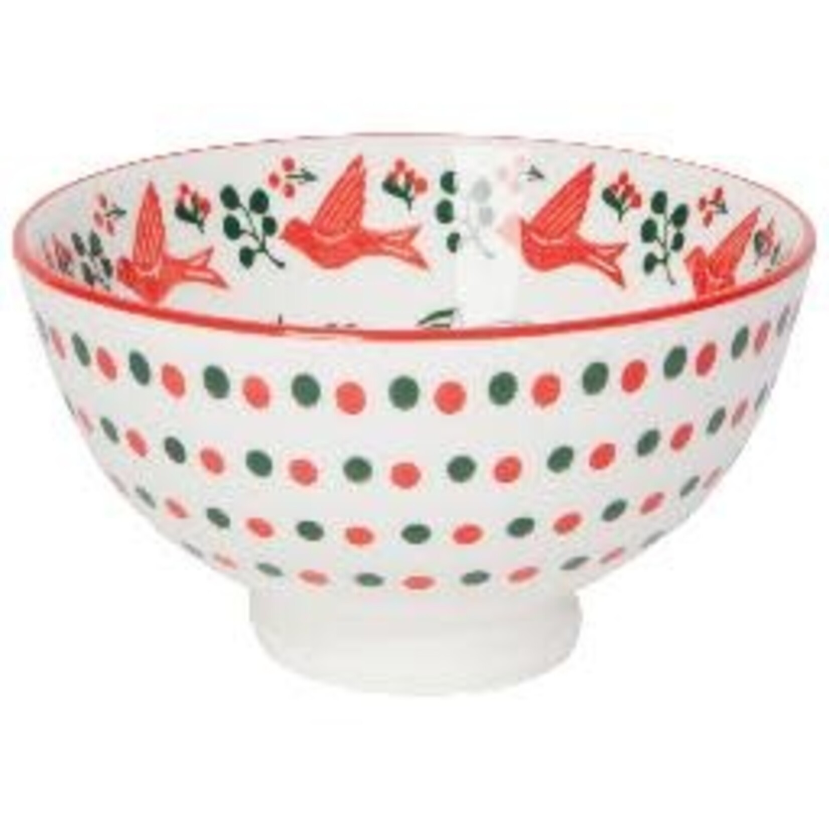 Danica Brands Winterberry Stamped Christmas Bowl 4 inch | Danica Brands