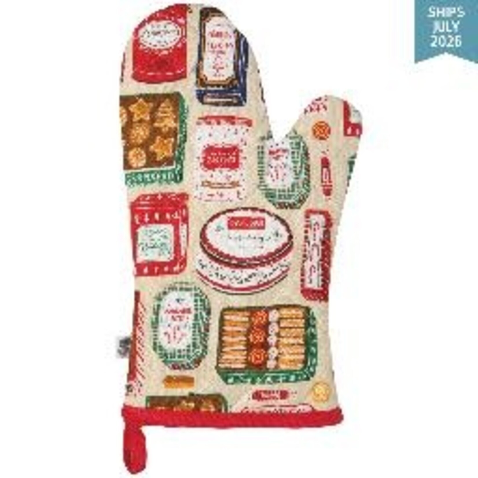 Danica Brands Oven Mitt - Sugar & Spice Christmas Spruce | Danica Brands