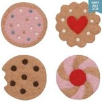 Danica Brands Cookies Felt Coasters Set of 4 Assorted | Danica Brands