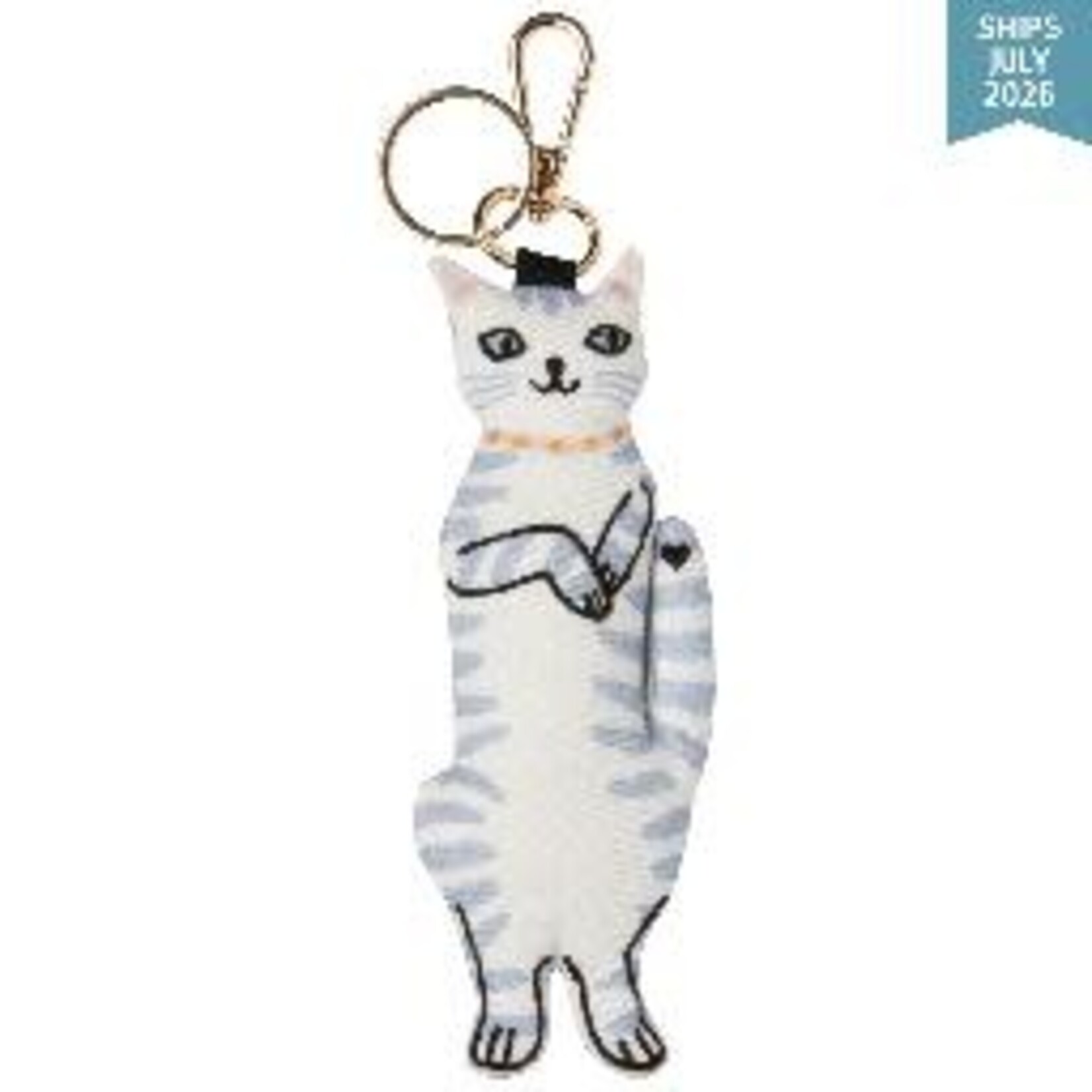 Danica Brands Cotton Bag Charm - Meow & Furever | Danica Brands
