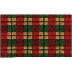 Danica Brands Holiday Plaid Christmas Doormat | Danica Brands