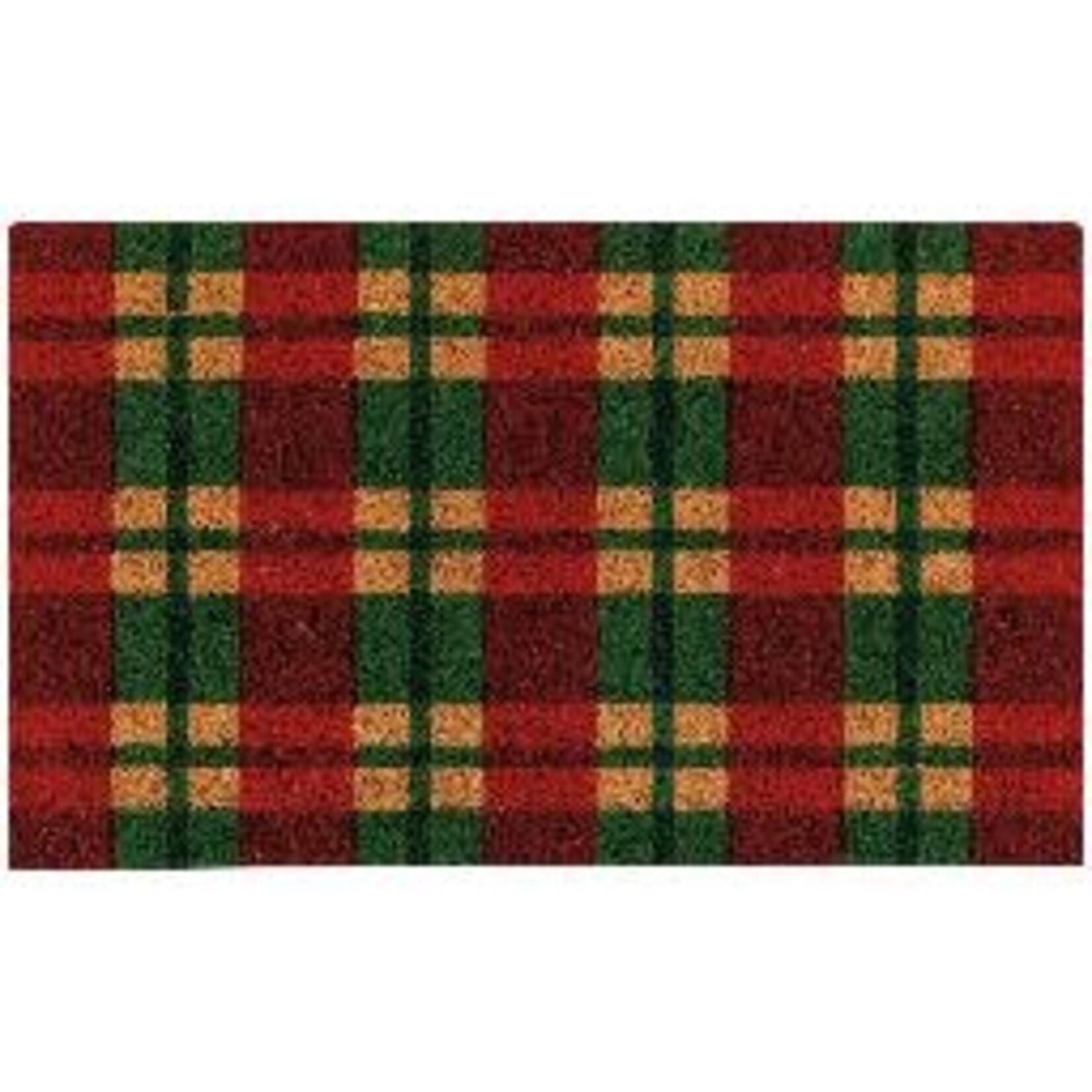 Danica Brands Doormat - Holiday Plaid Christmas | Danica Brands