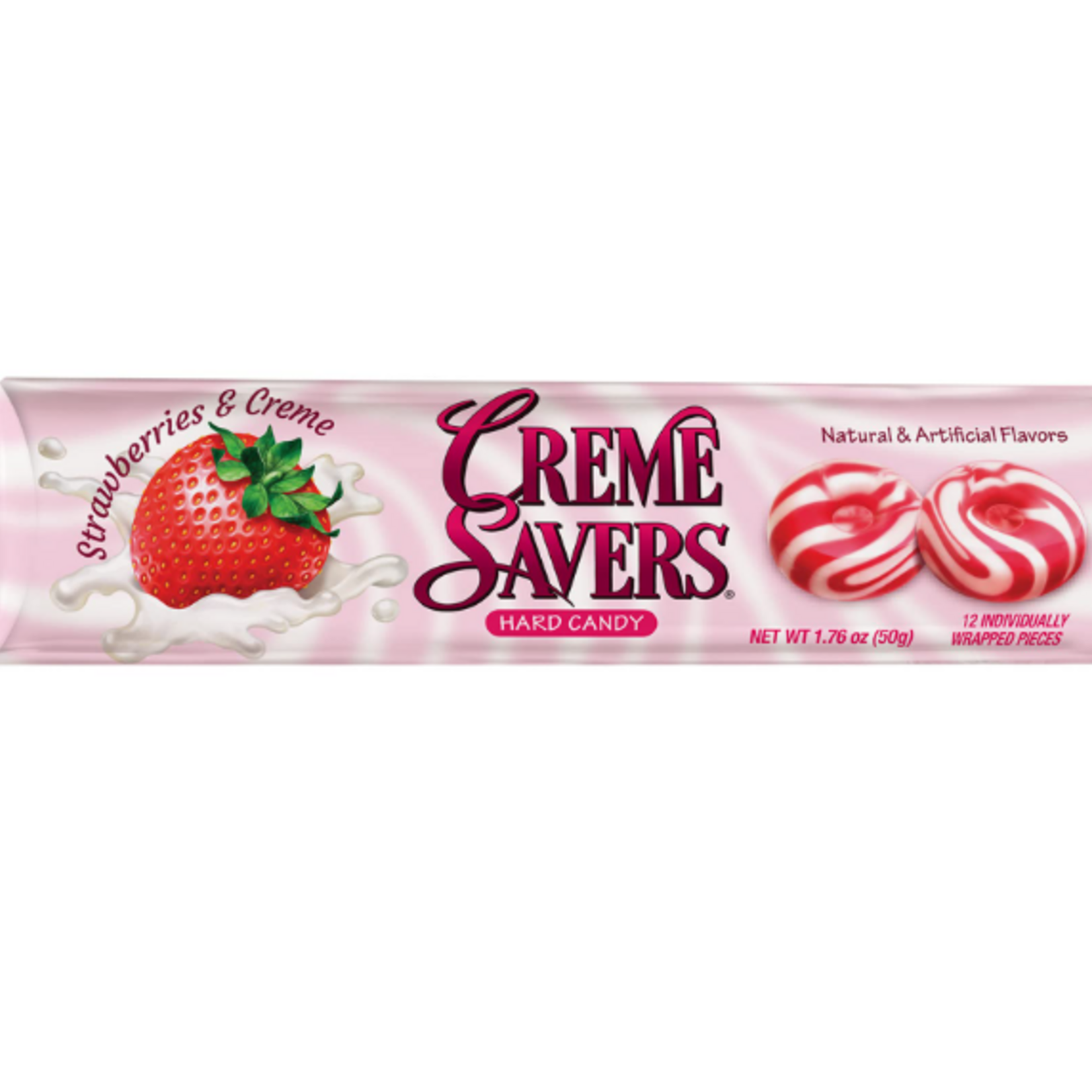 Redstone Candy CREME SAVERS ROLLS STRAWBERRY
