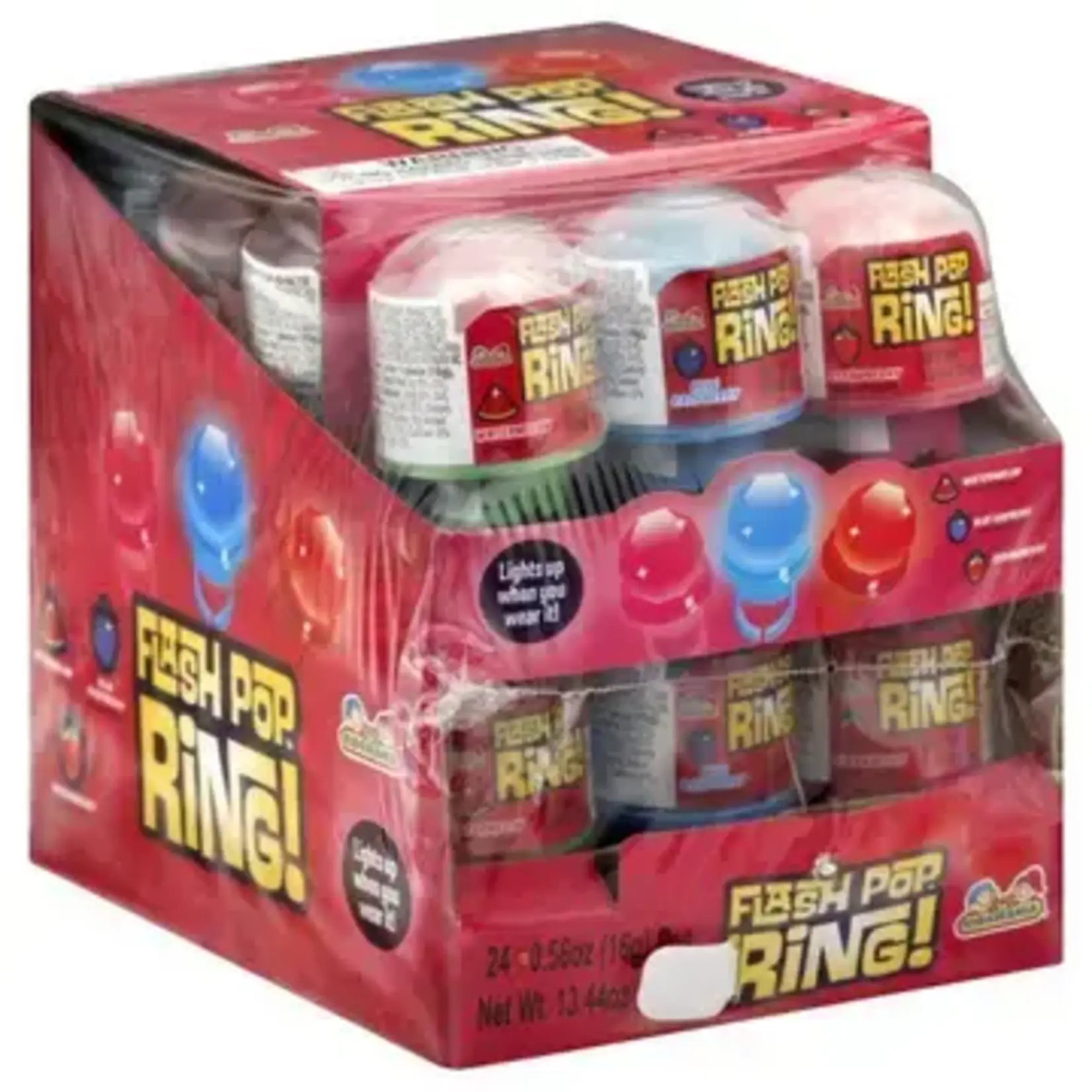 Grandpa Joes Kidsmania Flashing Light Up Ring Lollipop