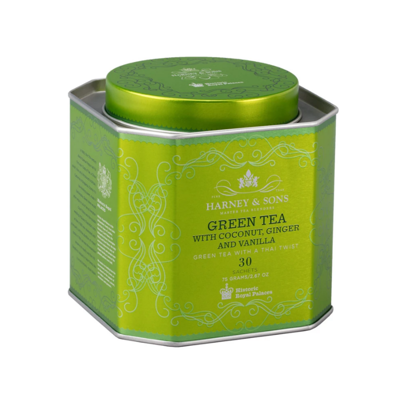 Harney & Sons 30ct Green Tea w/ Coconut Sachets | Harney & Sons