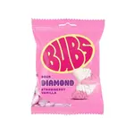 LONG ISLAND CANDY FACTORY Bubs Sour Diamond Strawberry Vanilla Swedish Gummies 5.5 oz